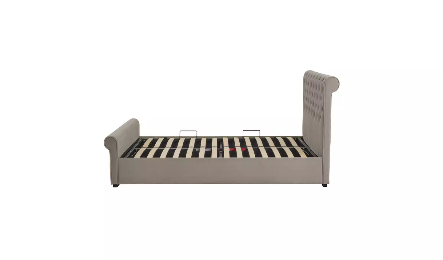 Harrow Kingsize Side Lift Ottoman Bed - Grey